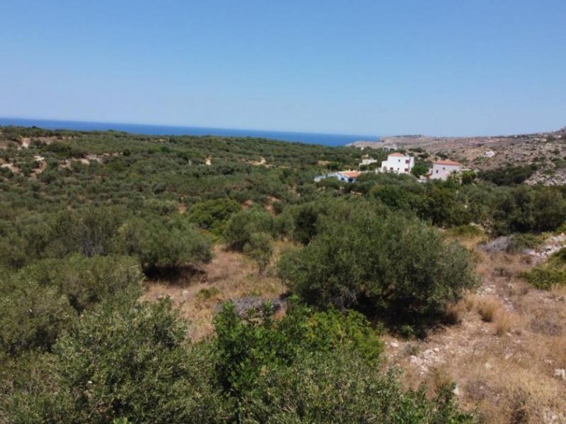 Plaka bei Chania Kreta, Plaka Chania: Erstklassiges Grundstück mit Panoramablick zu verkaufen Grundstück kaufen